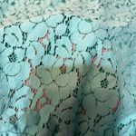 Aéropostale Blouse Womens Medium Teal Lace Floral 3/4 Sleeve Bohemian Chic‎ Lace Blue Photo 10