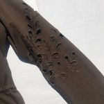 Honey Belle Olive Green Cut Out Sleeve Jacket Photo 11