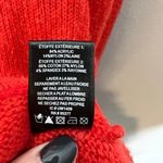 Sanctuary orange & cream lace pull over long sleeve crew neck sweater small Photo 6