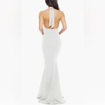 Dress the Population NWOT Camden Mermaid Hem halter white Gown sz XS Photo 4