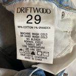 Driftwood Jeans Women’s Gizelle Geometric Embroidered Light Wash Ripped Ankle 29 Photo 5