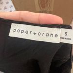 Paper Crane Black Cold Shoulder Dress Coverup Photo 4