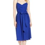 1901 NWT  cobalt blue midi fit and flare dress Photo 1
