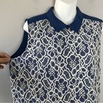 Halogen  Top Skirt 2 Piece Set Womens Large 14 Lace Modest Spring Church Office Photo 1