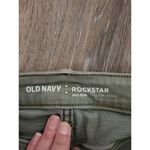 Old Navy Mid Rise Size 2 Distressed Skinny Jeans Olive Green Photo 9