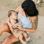 Kindred Bravely - Floral Nursing & Maternity One-Piece Tie Swimsuit Summer Beach Photo 1