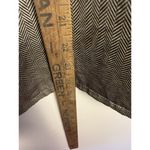 Carlisle Women's Silk Blouse Shirt Hi Neck Black Geometric Long Sleeve Sz 4 Photo 4