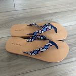 Vera Bradley NWT Womens Seashell Patterned Strap Flip Flop Sandals Size L 9-10 Photo 1