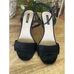 Ava & Aiden Black Suede Ankle Strap Stiletto Heels Leather Upper Size 7.5 Photo 1
