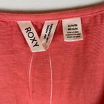 Roxy NWT ‎ Women's XL Sweeter Than This Button Up Tie Front Ruffle Sleeve Top Photo 2