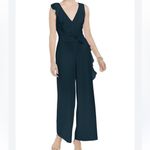 Connected Apparel Asymmetric Ruffle Sleeveless Jumpsuit Photo 9