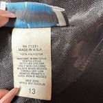 Aqua Blues Black Dress Women’s Sz 13 Sleeveless Animal Print Faux Leather Photo 4