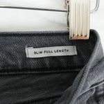 ZARA  Jeans Womens 0 (24x31) Gray Black Slim Fit Full Length Button Fly Mid Rise Photo 6