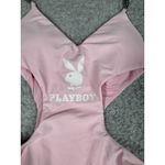Playboy B22 New Womens  🐰Light Pink One Piece Swimsuit with Chain Straps size Xs Photo 1