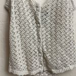 moon&madison Anthropolologie Moon & Madison beige crochet tank top Photo 1