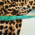 Calvin Klein  Animal Print Leopard Cheetah Shirt Dress 4 Brown Tan Photo 8