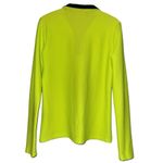 Ralph Lauren Lauren  Women's L Lime Green Quarter Zip Up Performance Track Jacket Photo 3