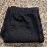 REWASH American Original  Drawstring Twill Rushed Jogger Pants Black Size Small Photo 6