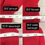 Ralph Lauren VTG 90s  L-RL Green Tag Red Wool Crest Pantsuit Preppy Heritage Med. Photo 15