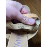 Blowfish Malibu Sandals Womens Size 8.5 Tan Wedge Cork Platform Strappy Buckle Photo 11