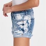 NWT SER.O.YA Lex Olympia Bleached Raw Hem Jean Shorts Size 24 Retrofete Blue Photo 2
