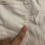 American Eagle  button fly stretch‎ cream cuffed jean shorts women’s size 0 Photo 9