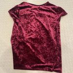 Hummingbird  Velvet Tee Maroon Photo 3
