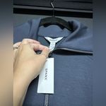 Spanx NWT  Air Essentials Half Zip Storm Blue S Photo 3