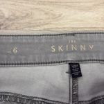 White House | Black Market  Gray The Skinny Jeans Beaded Detail on Pockets Size 6 Photo 4