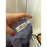 Vineyard Vines  Women's L Blue White Striped Lightweight Pull On Shorts Coastal Photo 5