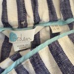 Boden Navy and White Striped Midi Skirt Blue Size 4 Photo 3