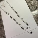 New York And Company NWT $22.95 Silver Tone Multi Strand Costume Jewelry Necklace Photo 0