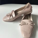 ZARA Women’s Cream Flat Loafers – Flip Down Heel – Size 37 Photo 1