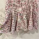 En Saison Everleigh Tweed Metallic Mini Dress in Ecru Multi Size Small NWT Red Photo 5