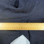 Baci Linen Blend Culottes Wide Leg High Rise Button Fly Black Size M Made Italy Size M Photo 6