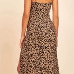Reformation Crimini cheetah animal print Y2K midi slip sundress Photo 0