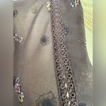 Xhilaration Brown and Yellow Flutter Sleeve Kimono Relaxed Fit (804) Photo 8