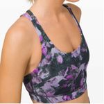 Lululemon  Energy Bra Medium Support, B–D Cup Purple Floral Shift Multi Photo 1