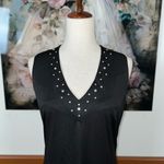 Pretty Vintage 1970s Fred Rothschild California Maxi Dress! Black Size 10 Photo 2