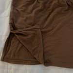 Amazon Brown Strapless Cutout Top Photo 1