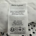 Reformation Reese Black White Polka Dot Top New! Photo 10