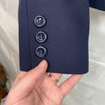 HOBBS navy blue triple button business attire formal blazer jacket 100% wool 10 Photo 1