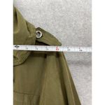 Brandy Melville  Women's Olive Green Hooded Full Zip Jacket Long Sleeve One Size Photo 7