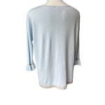 Lilly Pulitzer Charla Pullover Sweater Blue Metallic Gold, (runs big), Sz S Photo 4