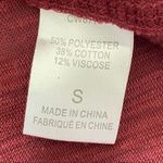 Chaser  Maroon Casual Long Sleeve T Shirt Size Small Relaxed Fit Photo 4