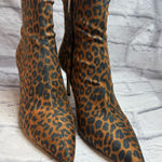 Jessica Simpson  Safari Leopard Print Heeled Boots Photo 0