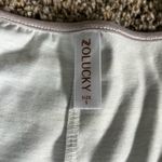 Lucky Brand Zolucky Women’s Striped Greige and White Long Sleeve Maxi Dress Sz Large Photo 6