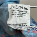 Bridge & Burn Silk Top Makelike Hawaii 503 Women Floral Blue Pink Sleeveless Size L Photo 8