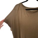 Eileen Fisher Silk Cotton Jersey Tee Short Sleeve Green Oversized Womens Small Photo 1