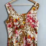 Sundance Evelyn 100% Silk Floral Mini Dress Women's 10 Ivory Flowy Feminine Chic Photo 12